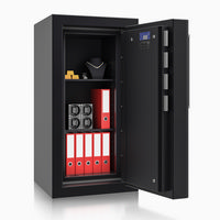 Panzerschrank R428 104 - Lackierung: RAL 9005 tiefschwarz