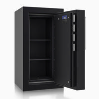 Panzerschrank R429 104 - Lackierung: RAL 9005 tiefschwarz