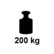 Gewichtserhöhung auf 200 kg 