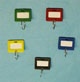 Schlüsselanhänger; Farbe: wahlweise in rot, gelb, grün, blau oder schwarz